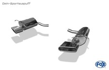 Fox Sportauspuff Mercedes C-Klasse W204 S204 6-Zyl mit C63AMG-Heck je 220x80mm