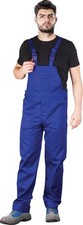 Arbeitslatzhose Grau Blau Arbeitskleidung Latzhose Blaumann Arbeitshose Hose
