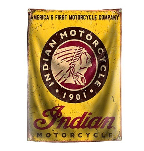 Indian biker flagge fahne - indian,