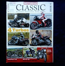 Motorrad Classic 2.2005, Honda CX 500 Turbo, Z 750 Turbo, XJ 650 Turbo, XN 85