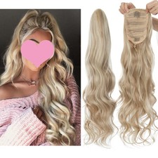 Kordelzug Haarteil Zopf Clip