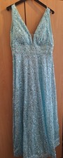 Abendkleid Ballkleid hellblau