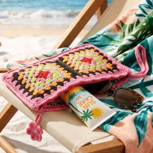 Häkeltasche granny square - häkeltasche,