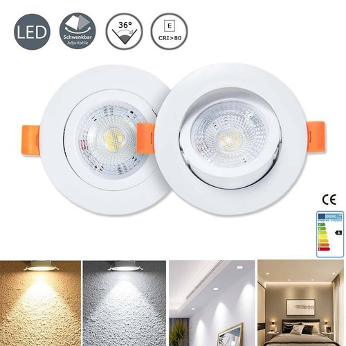 Schwenkbar led einbaustrahler - led,
