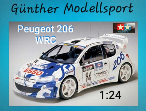 Tamiya peugeot 206 - tamiya, 1:24