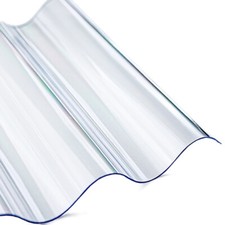 Wellplatten Lichtplatten Polycarbonat 2,8 mm Sinus 76 18 Wabe HAGELSICHER MUSTER