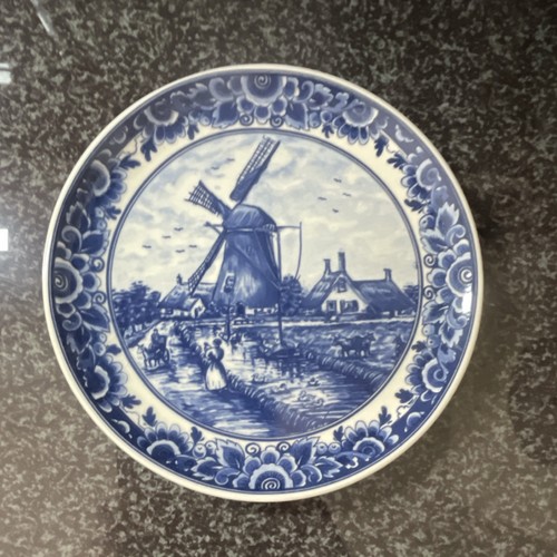 Delft sammelteller handbemalt - delft,