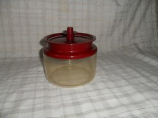 TUPPERWARE Kaffee Dose Panorama 1,2 L Klare Sache Klärchen Tee Vakuum bordeaux