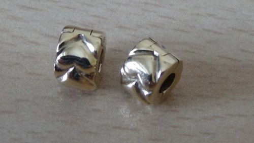 Pandora gold herz clips - gold,
