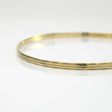 Armreif poliert mit Muster in