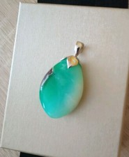 Chrysopras Edelstein Anhänger