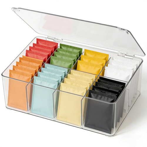 Teebox organizer transparent - teebox,