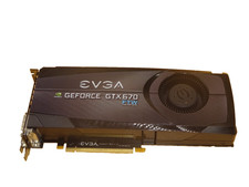 EVGA GEFORCE GTX 670 FTW 2GB GDDR5 PCI-E 3.0 x16 GRAFIKKARTE DVI HDMI DP#GK12698