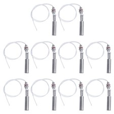 2X(10 Stück 11,9 cm Edelstahl