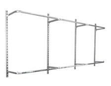 Rückwandsystem Regalsystem Regal Wandregal Textilregal Laden-Wandregal 375 cm