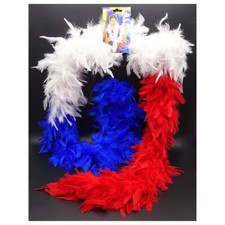 ROT BLAU WEIßE FEDER BOA