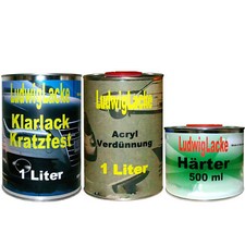 2K Klarlack Set 2,5 Liter mit