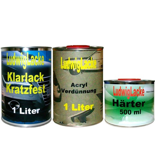 Klarlack set liter - klarlack, mit