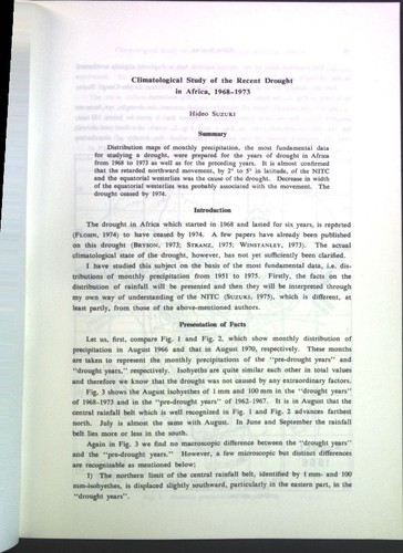 Climatological study the - climatological,