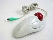 Logitech Marble Mouse Vintage PC Trackball Maus TrackMan PS2 T-CM14 Klassiker