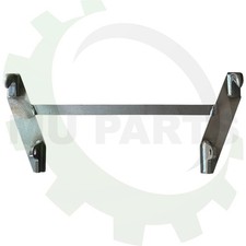 Koppelhaken vormontiert roh Koppelplatten Gerade Euroaufnahme Frontlader Traktor