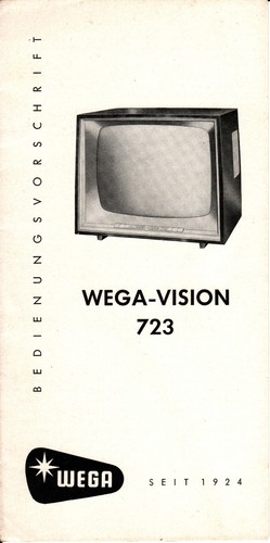 Wega vision 723 fernseher - vision,