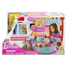 Barbie HKT79 You can be anything Krankenwagen (ohne Puppe), Spielset+Licht&Sound
