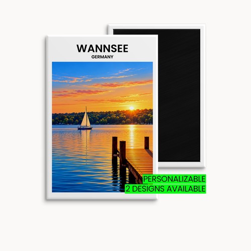 Wannsee kühlschrankmagnet - wannsee,