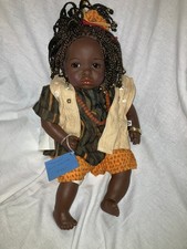 Künstlerpuppe Amhara von Carin Lossnitzer