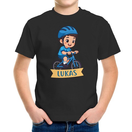 Kinder shirt jungen - kinder, fahrrad