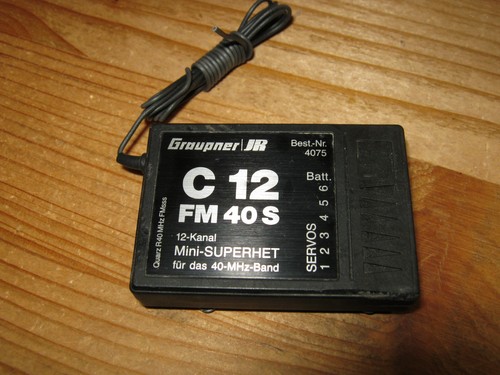 Empfänger graupner 40 - empfänger, c