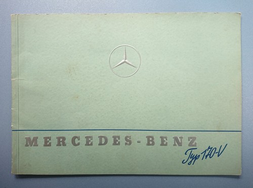 Mercedes benz 170v prospekt - 170v,