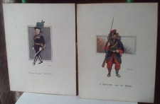 WW1 Armee Tusche/Aquarell Gemälde x 2 Porträts Sir Arthur Thomas Sloggett RAMC