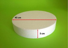 Scheibe Ø 45 cm Torte Rohling Dummy ideale Grundlage Styropor Tortenböden Kreis