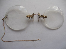 Alter Kneifer am Gestell gestempelt, Gold oder vergoldet um 1900-1920