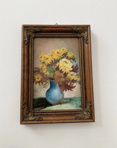 Vintage hinterglasmalerei - vintage,