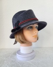 Damenhut - S 55,5 - Faustmann  Filzhut Hüte Wollhut Wollfilzhut 