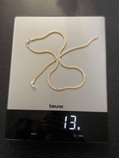 925 Sterling Silber glänzend Halskette Kette 45 cm  + Armband 19 cm mit Stempel