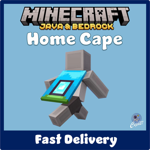 Minecraft home cape - -,