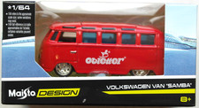 Maisto VW Volkswagen Bus T1 Samba Custom rot Obletter Spielwaren Neu/OVP Van Car