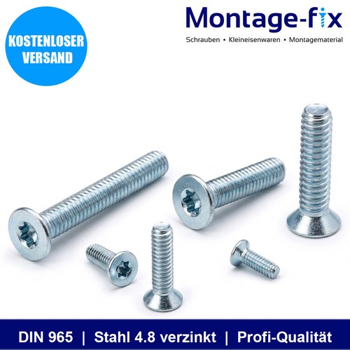 Senkkopfschrauben din 965 - 965, iso