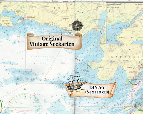 Original seekarten din - original, a0