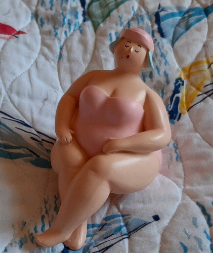 Badenixe figur rosa - figur, blau