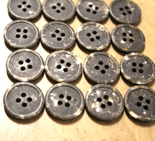 Braun gefleckte knöpfe - braun,
