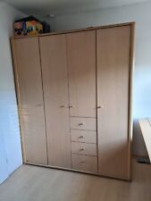 Paidi Fleximo Kleiderschrank und Hochbett mit Rutsche Birke Hell Massiv