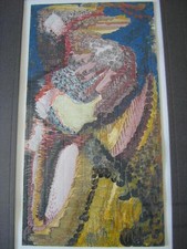 ABSTRAKT GOUACHE / AQUARELL