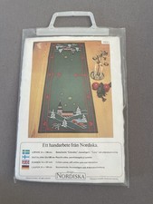 Stickset Läufer: Leinen