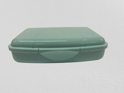 Flache vesperdose mit - flache,