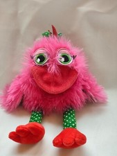 Ferrero Kinder Handpuppe Kasperle Vogel Rabe rosa 25cm 