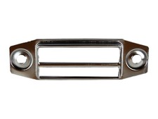 Chrome radio bezel chrome